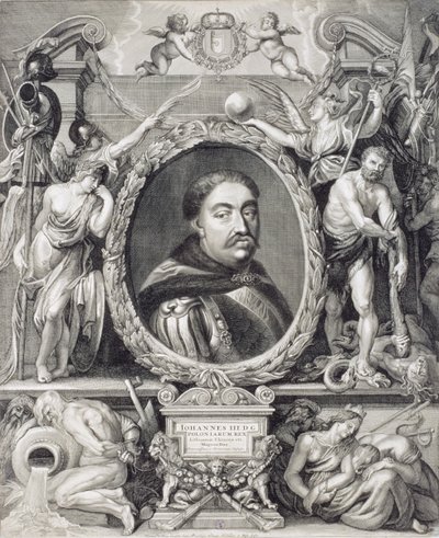 Jan Sobieski III (1624-96) Re di Polonia, 1683 da Johannes de Ram
